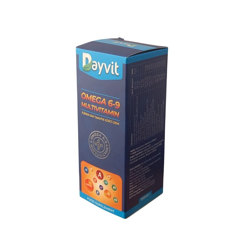 Dayvit Omega 6-9 Kids Multivitamin Şurup 150ml Dayvit Omega 6-9 Kids Multivitamin Şurup 150ml