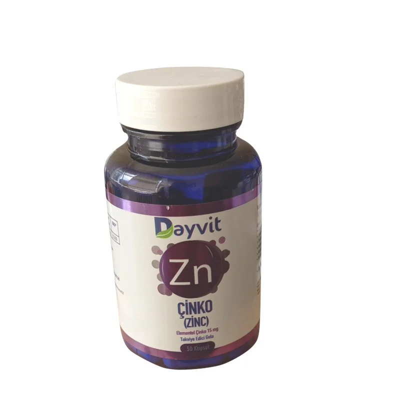 Dayvit ZN Çinko (Zinc) 15 MG 30 Kapsül Fiyatı, Yorumları ve Özellikleri