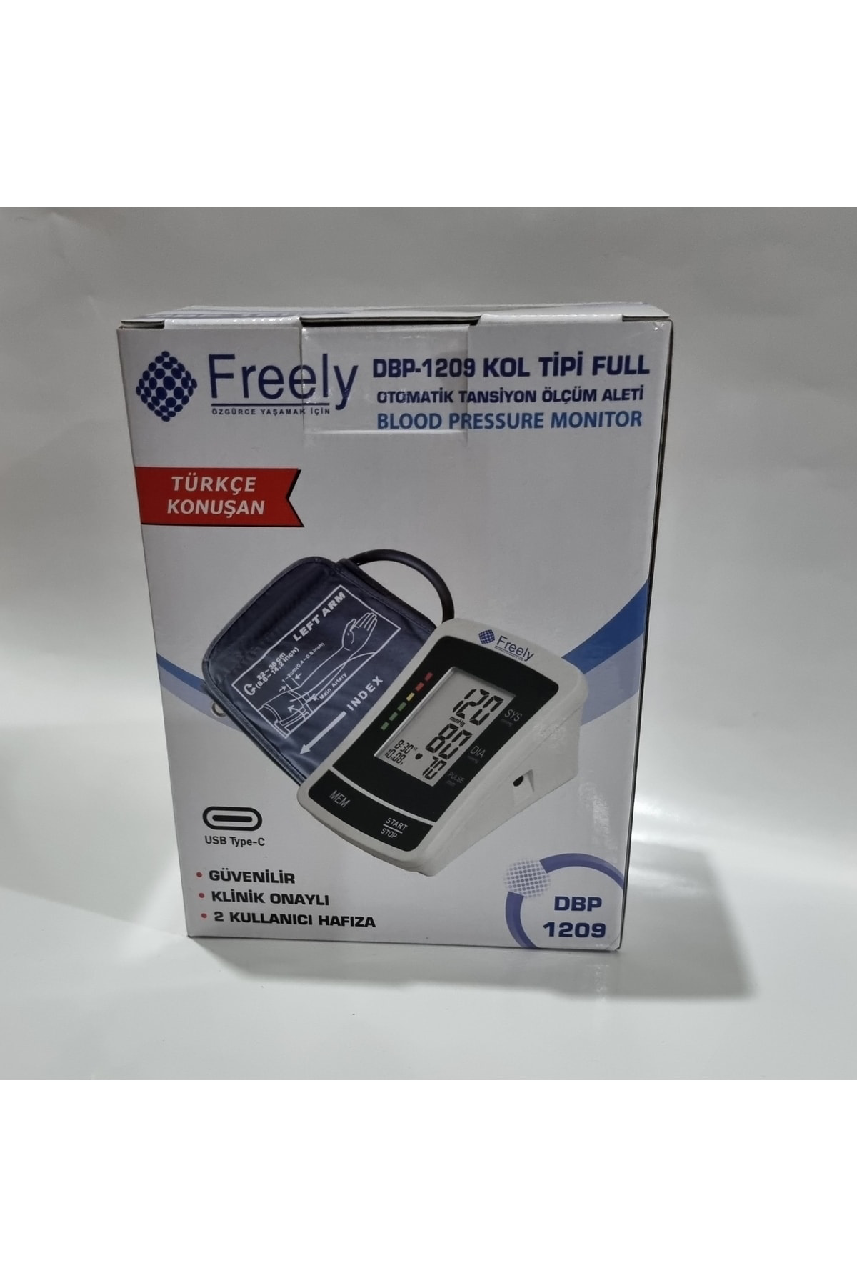 Freely Dbp-1209 Kol Tipi Türkçe Konuşan Tansiyon Aleti