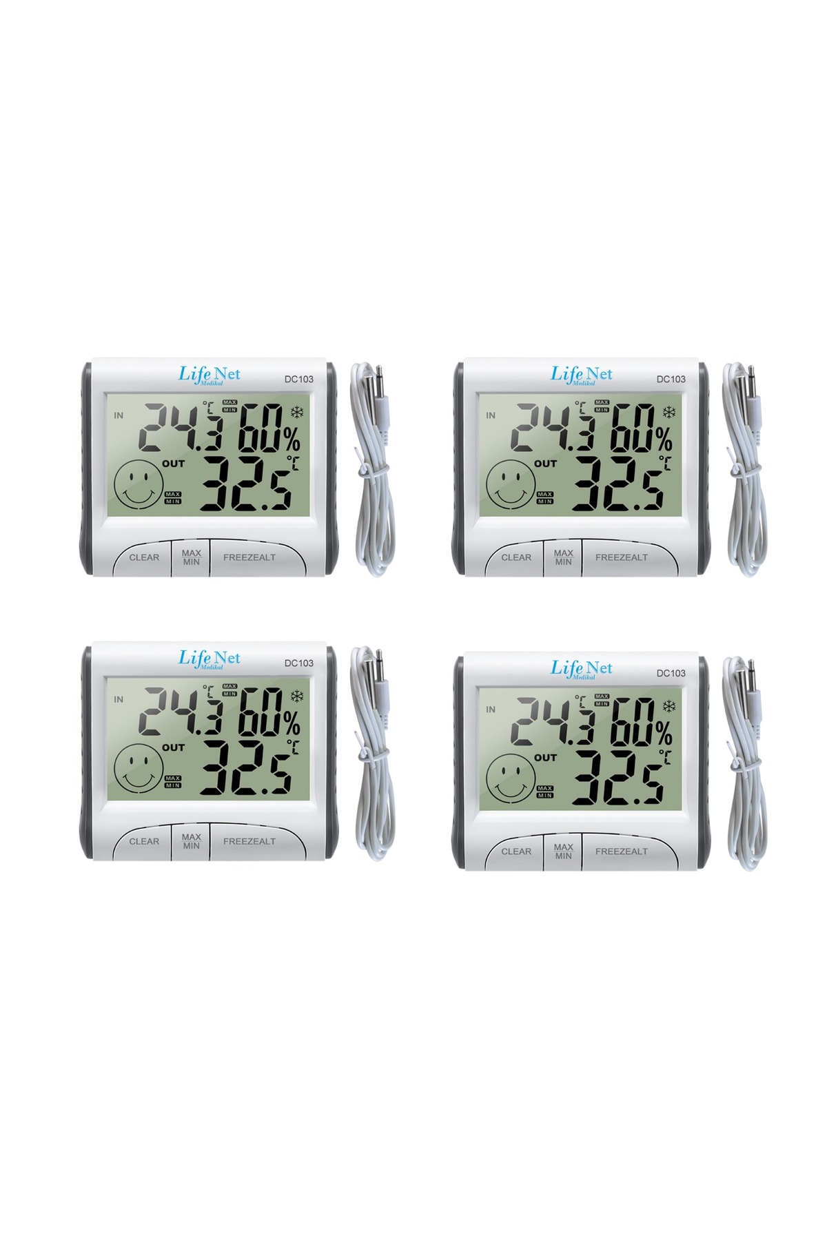 Dc-103 Mini İç Mekan Dijital Isı ve Nem Ölçer Dış sıcaklık Termom