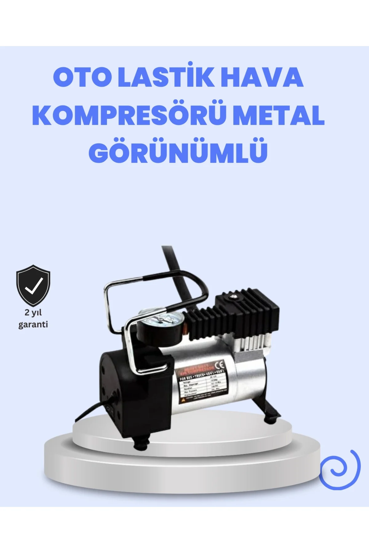DC 12V Metal Hava Kompresörü Araç Lastik Şişirme 35L/Dk DC 12V Metal Hava Kompresörü Araç Lastik Şişirme 35L/Dk