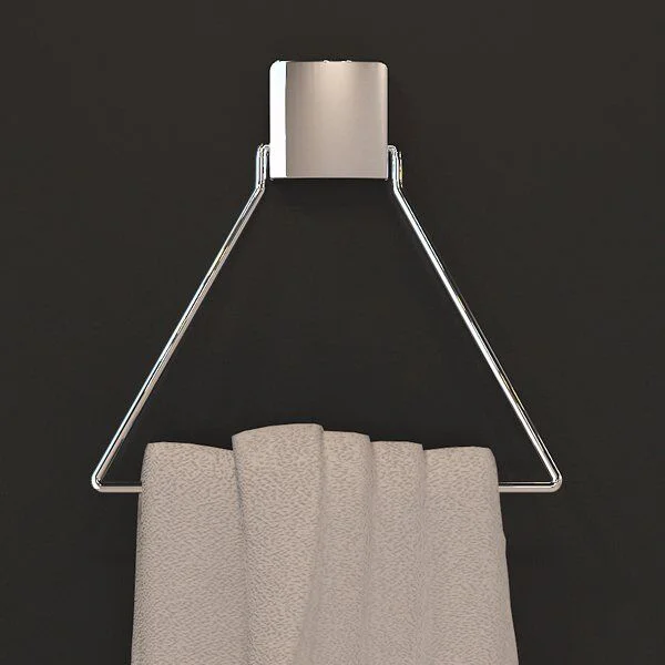 Dc-4778   Decorev Krom Metal Üçgen Havluluk