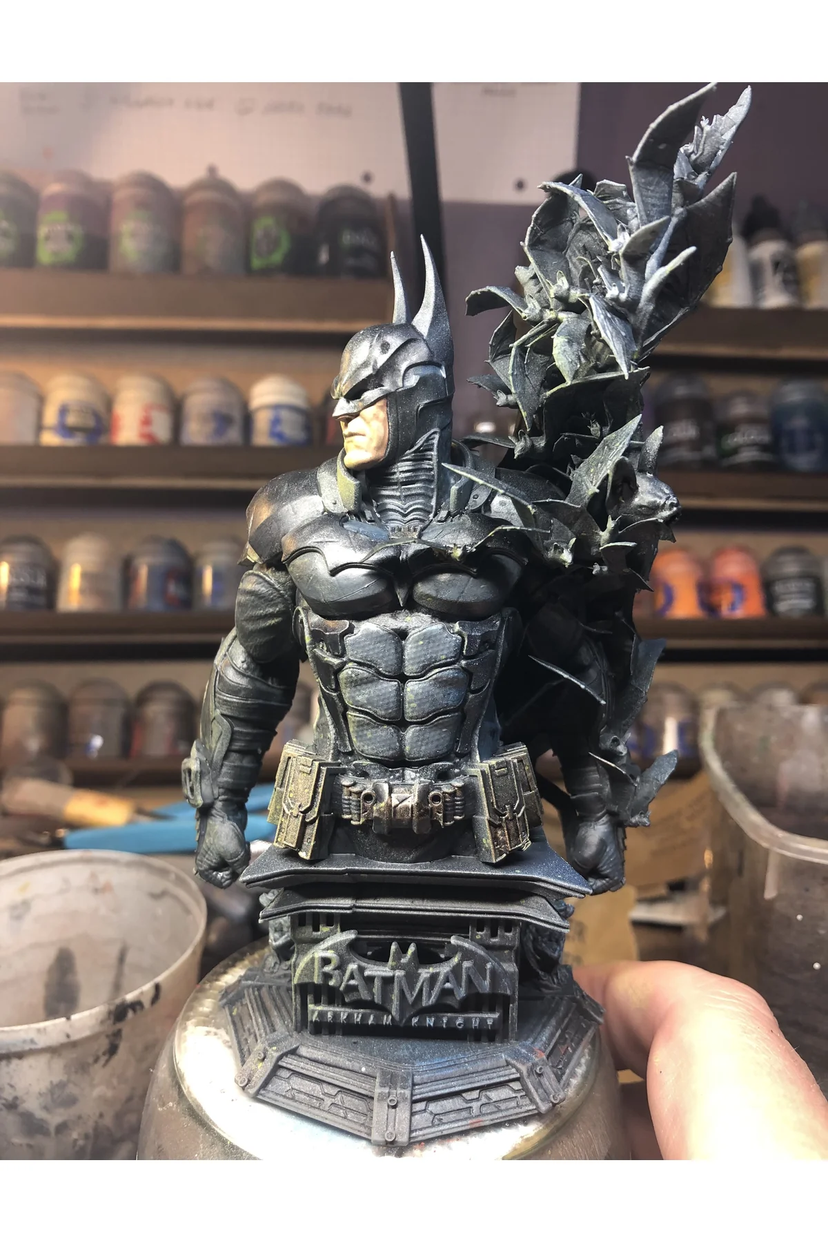 DC Batman Büst Batman Arkham Şövalyesi Büst 15CM