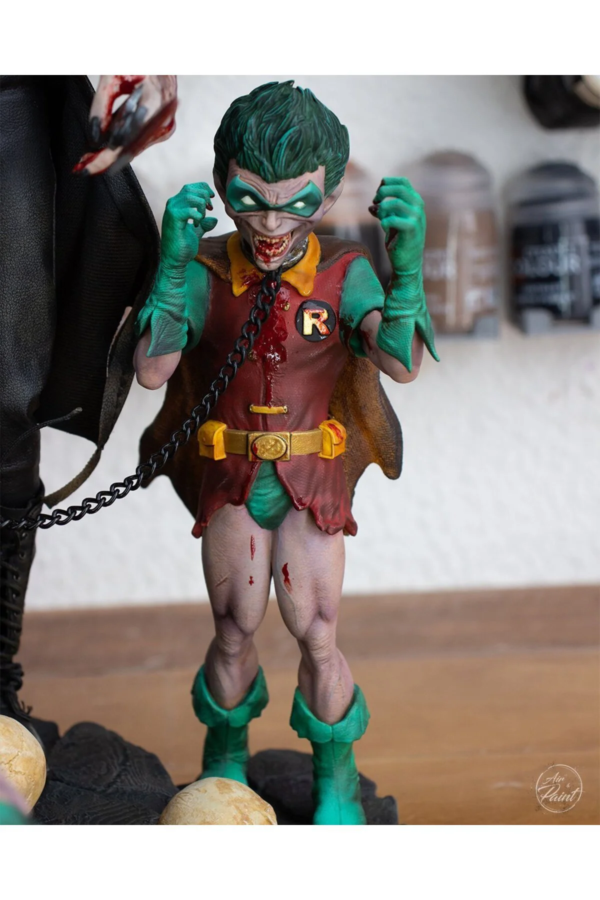 DC Batman Who Laughs Figür Batman Robin Figür Gülen Batman Figür 25CM Büyük Boy