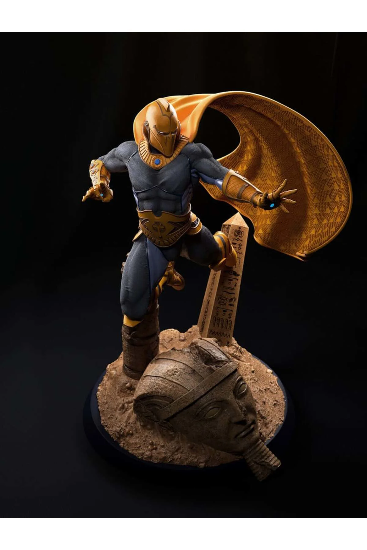 DC Doctor Fate Boyalı Figür Dr. Kent Nelson Figür Büyük Boy 25CM