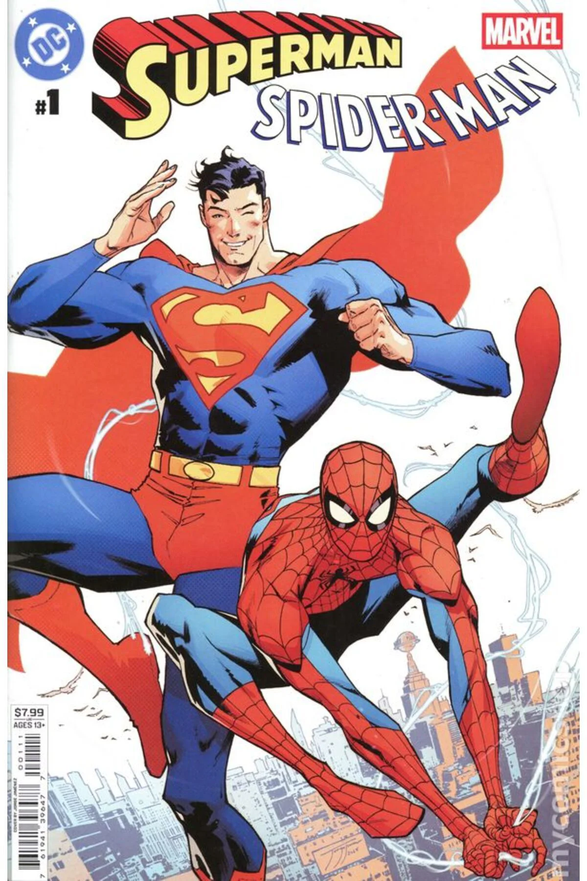 DC Marvel Superman Spider-Man #1A (ingilizce)