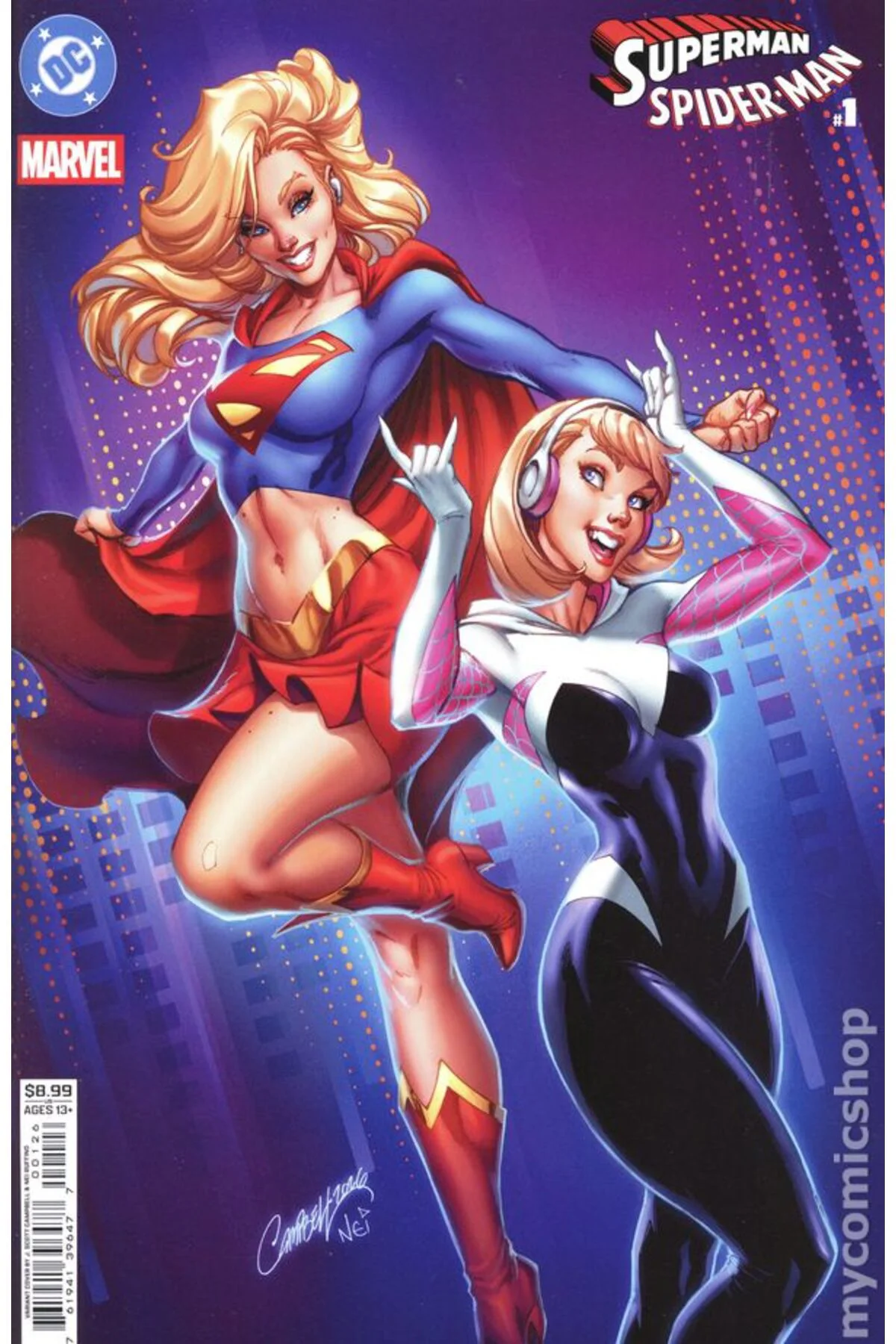 DC Marvel Superman Spider-Man #1N (ingilizce)