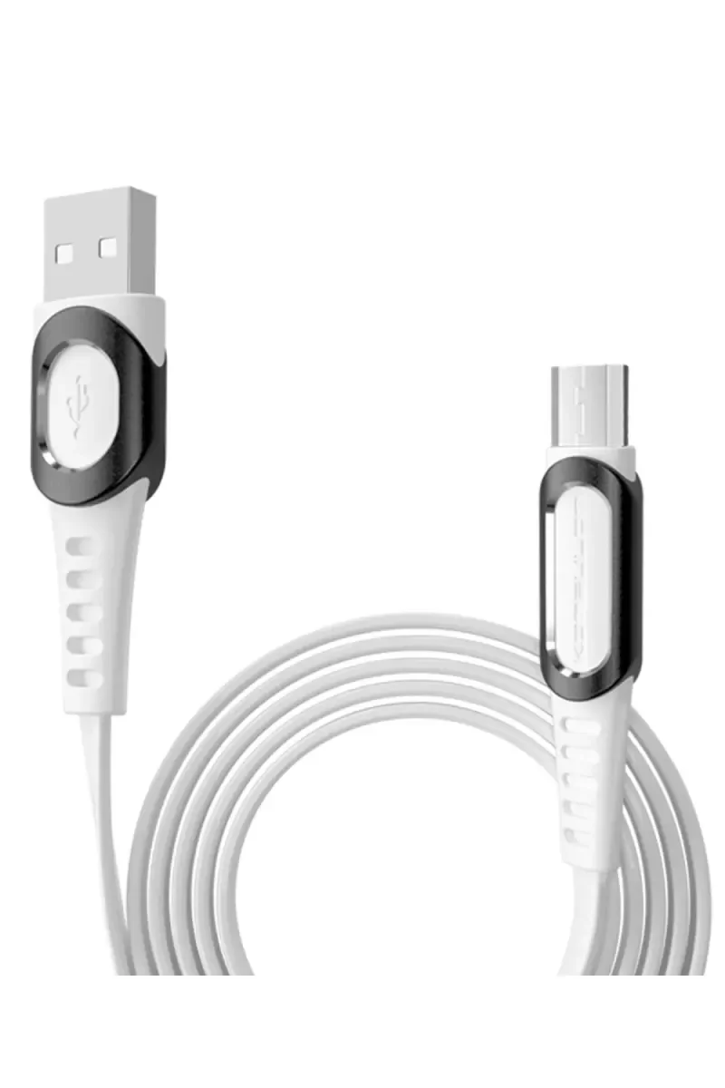 DC01 Süper Hızlı Micro USB Şarj Kablosu 1M 2.4A - Beyaz