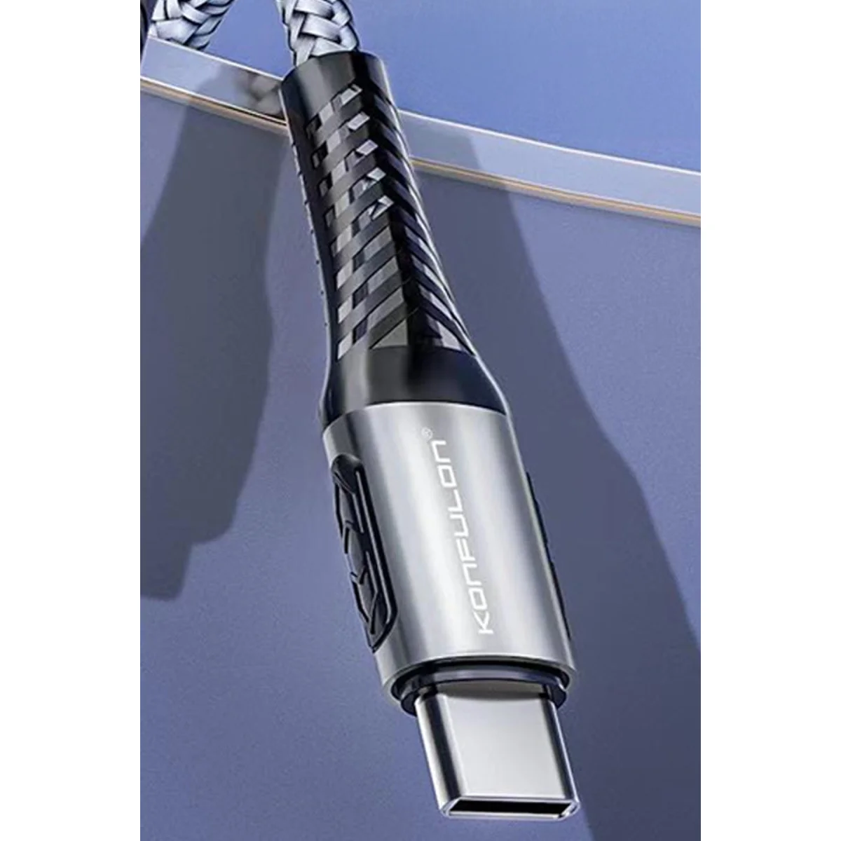 DC43 Type-C to Type-C 1M Örgü 60W Hızlı Şarj Kablo - PD Güç Dağıtımı
