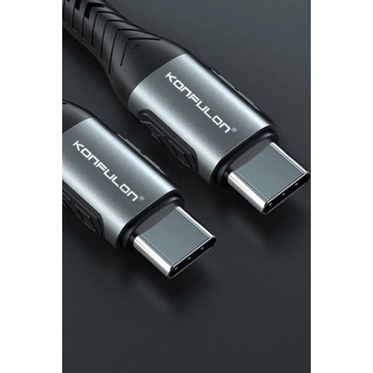 DC43 Type-C to Type-C 1M Örgü 60W Hızlı Şarj Kablo - PD Güç Dağıtımı