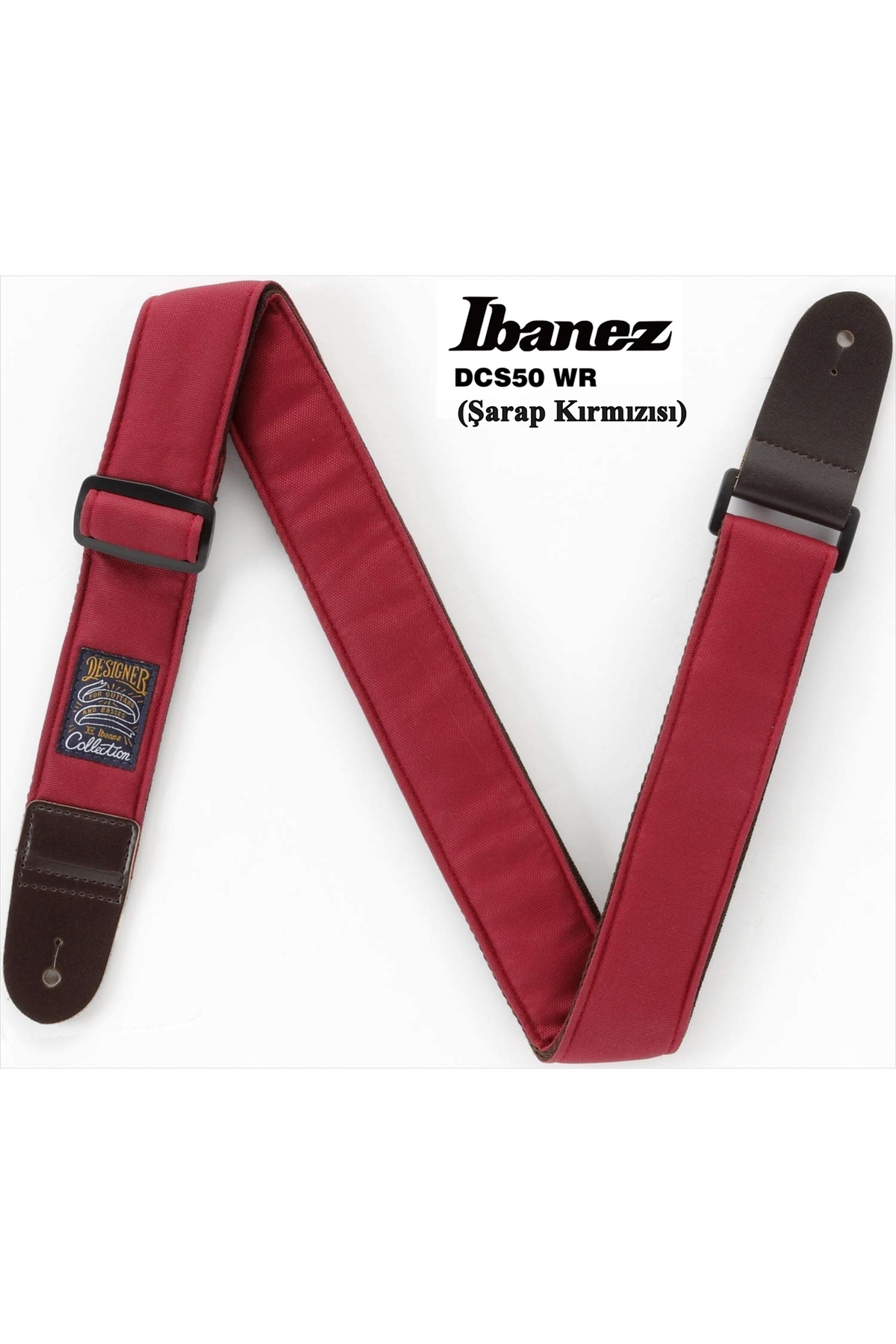 DCS50-WR Designer Collection Straps - Wine Red Gitar Askısı