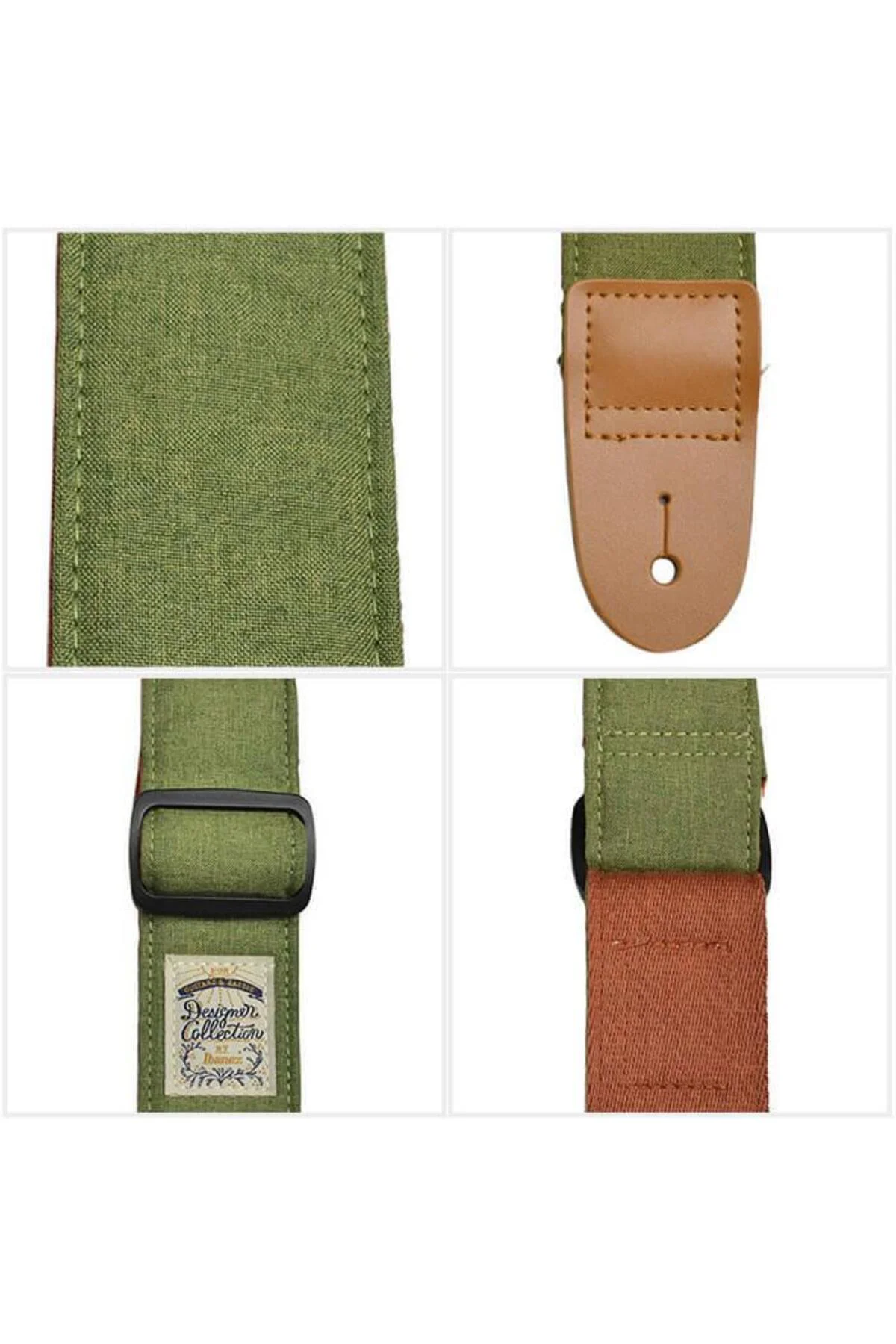 DCS50D-MGN Designer Collectible Guitar Straps - Gitar Askısı Moss