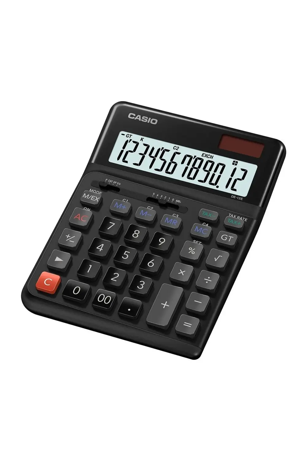 DE-12E-BK MASAÜSTÜ HESAP MAKİNESİ SİYAH