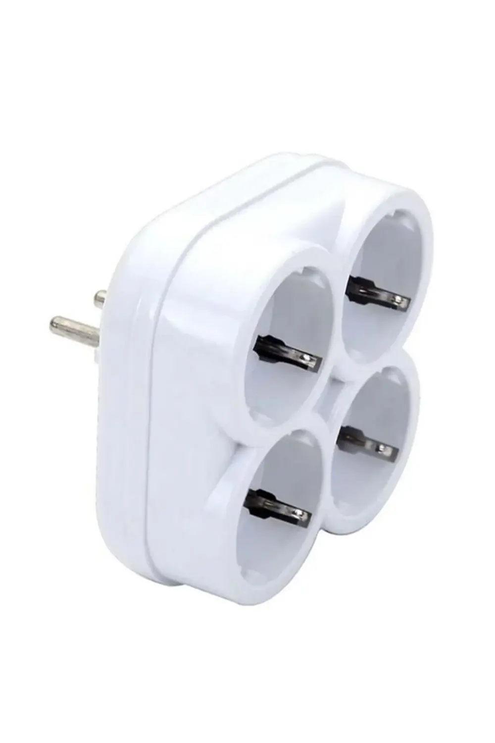 De-Pa 10004 Topraklı 16 Amper 250 Volt Beyaz 4'Lü Çok Amaçlı Goly