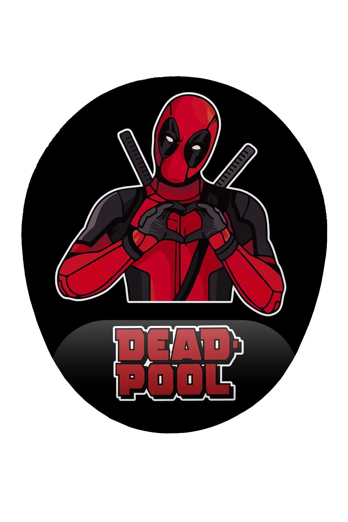 Dead Pool Bilek Destekli Mouse Pad Ergonomik Kaymaz Taban Mousepa