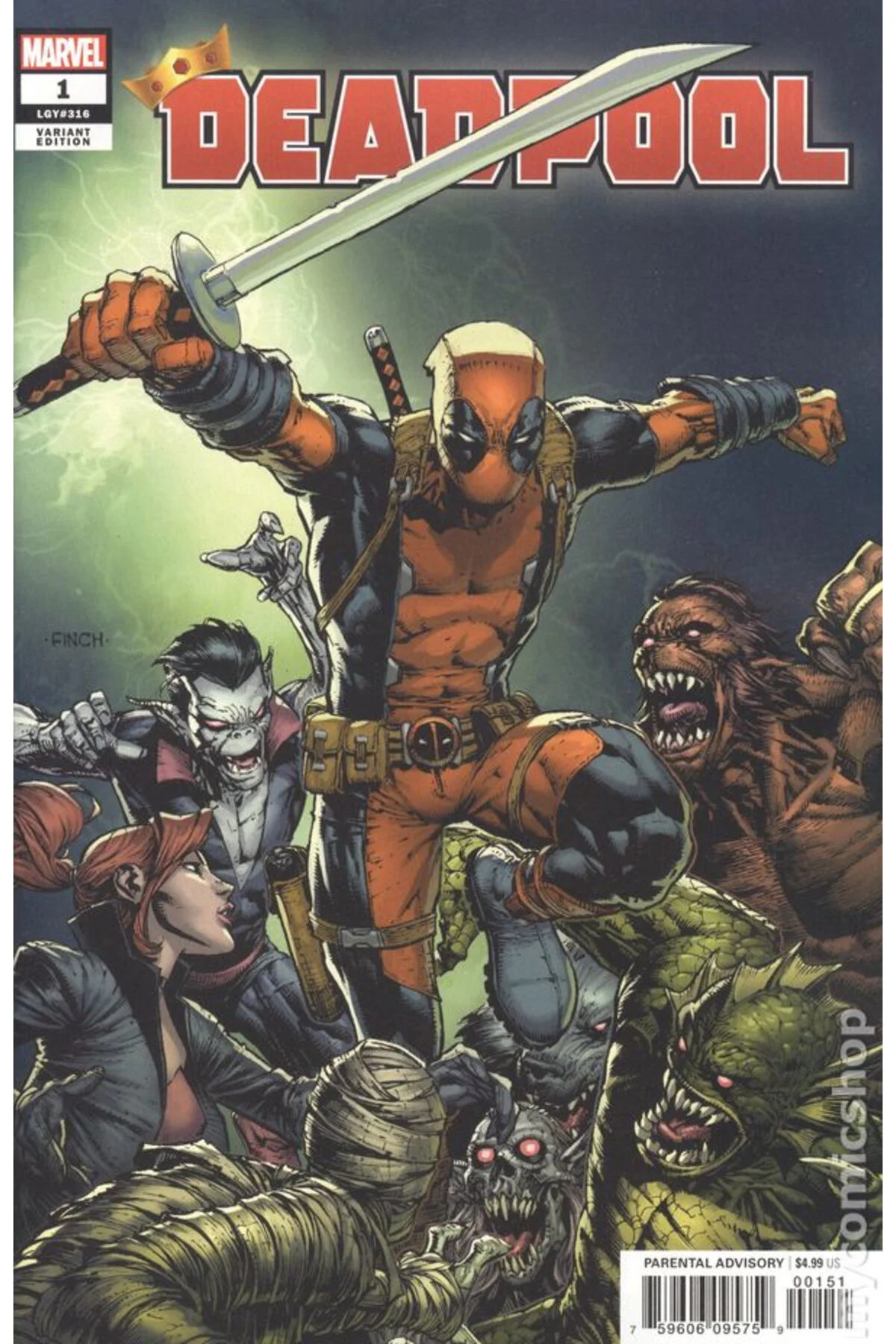 Deadpool #1B (ingilizce)