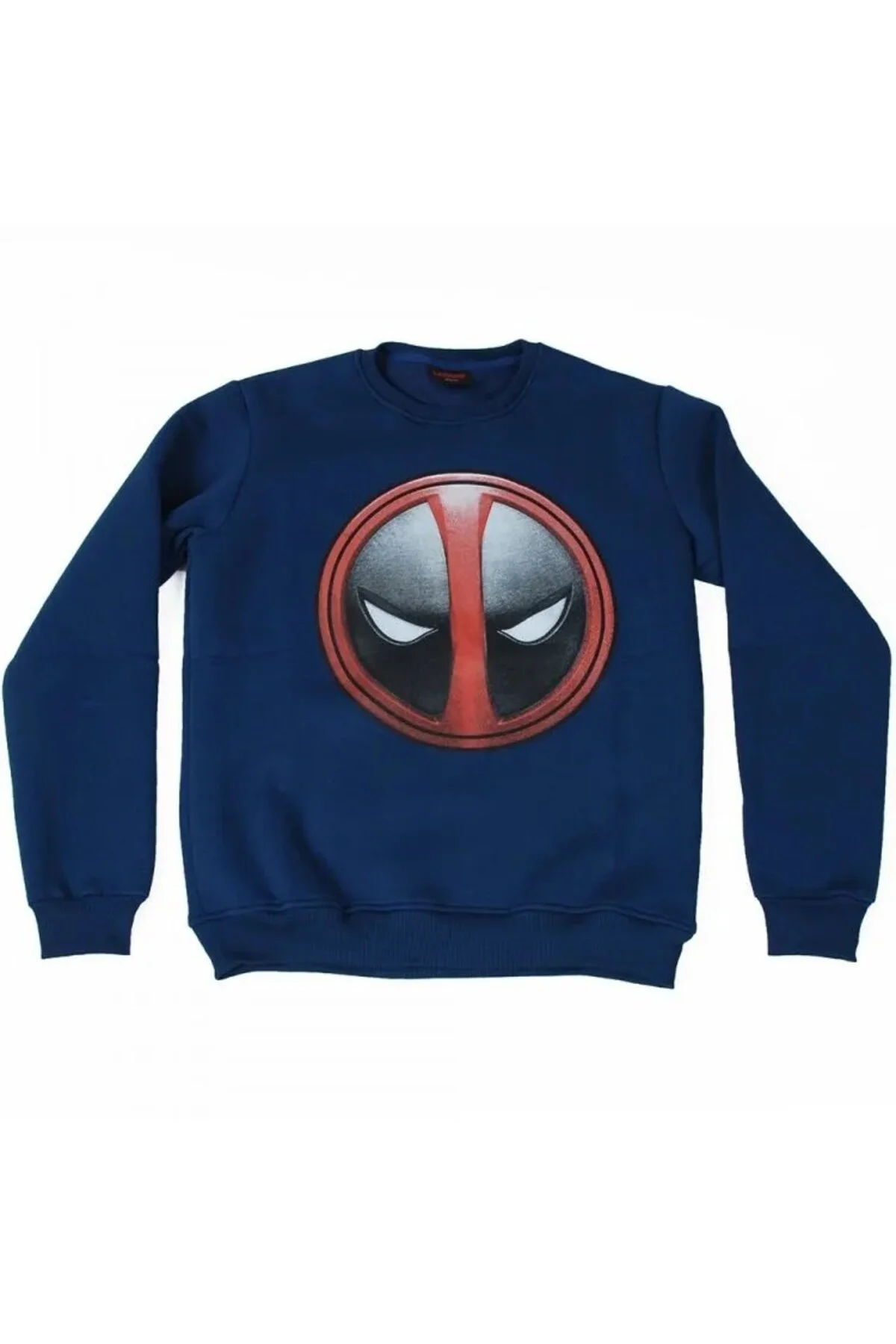Deadpool No:1 Sweatshirt Mavi