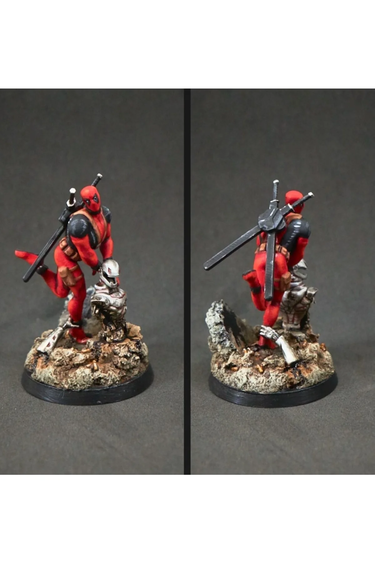 Deadpool Zafer Sevinci Boyalı Figür 20 Cm (büyük Boy)