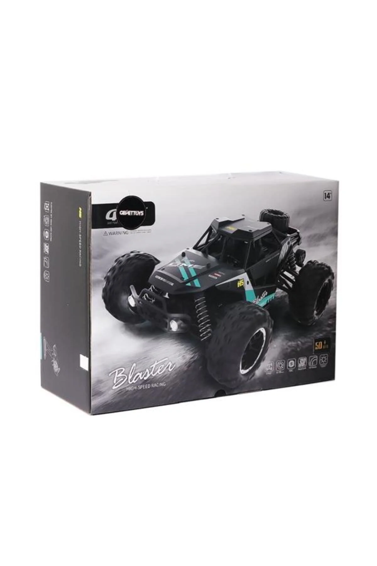 Dean  4D-H5 Blaster Metal Kasa Elektrikli Araba 50 km -Gepettoys