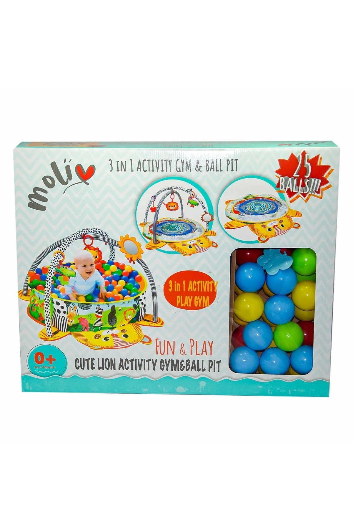 Dean  MOL-062 MOL-093 Kutulu 2 Asortili  Top Havuzlu Oyun Halısı