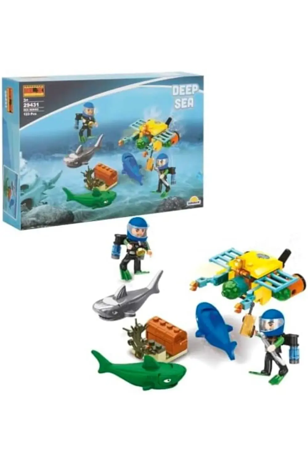 Deap See Set 2 Figürlü 123 Parça 1178227