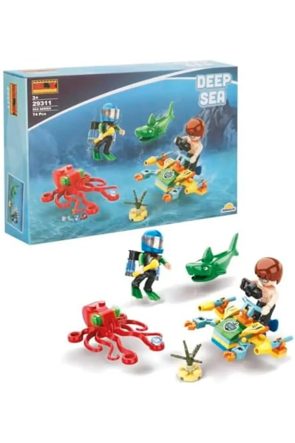 Deap See Set 2 Figürlü 74 Parça 395519