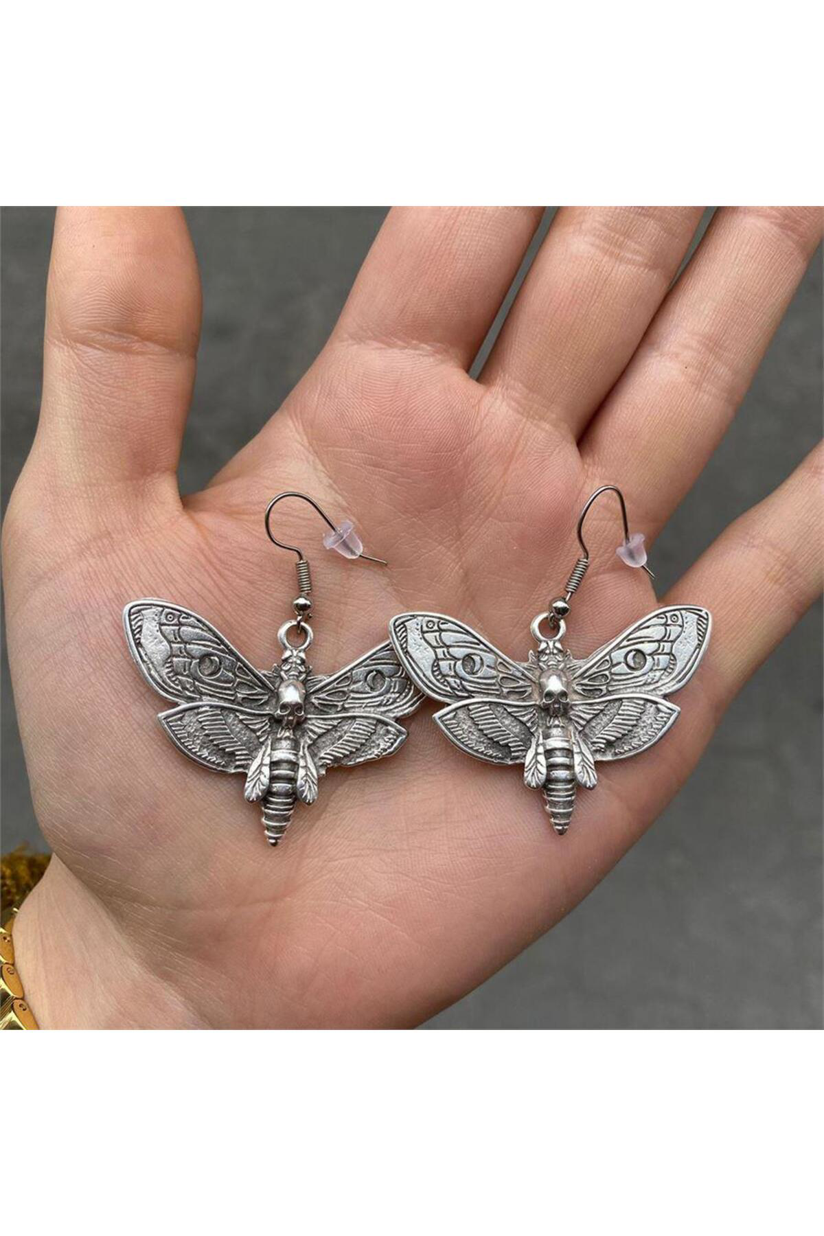 Death Moth Küpe