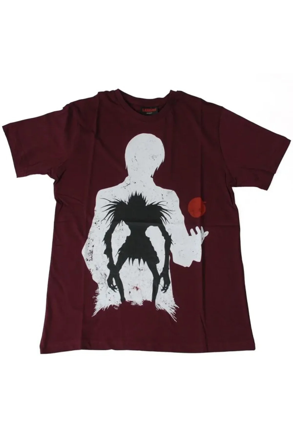 Death Note Ryuk Silhouette Tişört Bordo