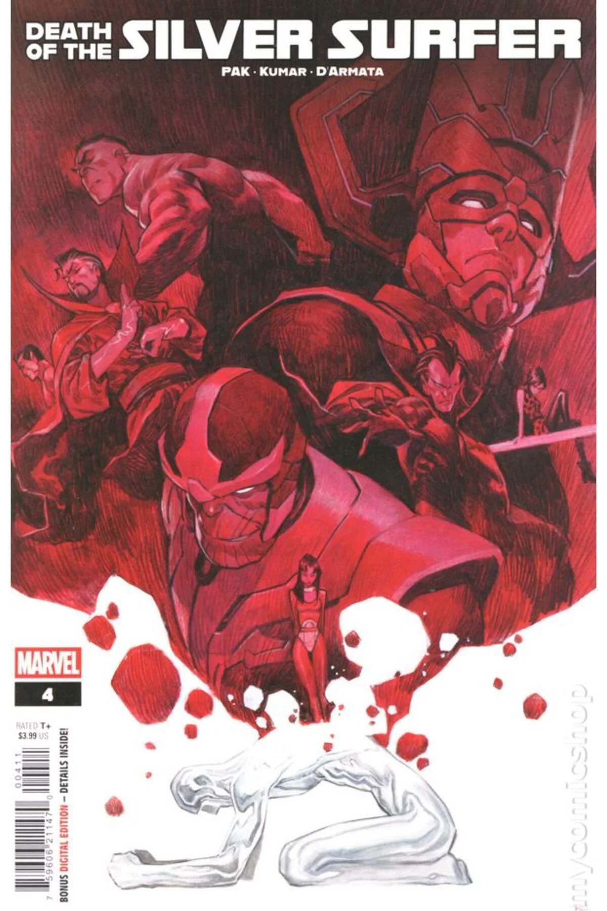 Death of the Silver Surfer #4A (ingilizce)
