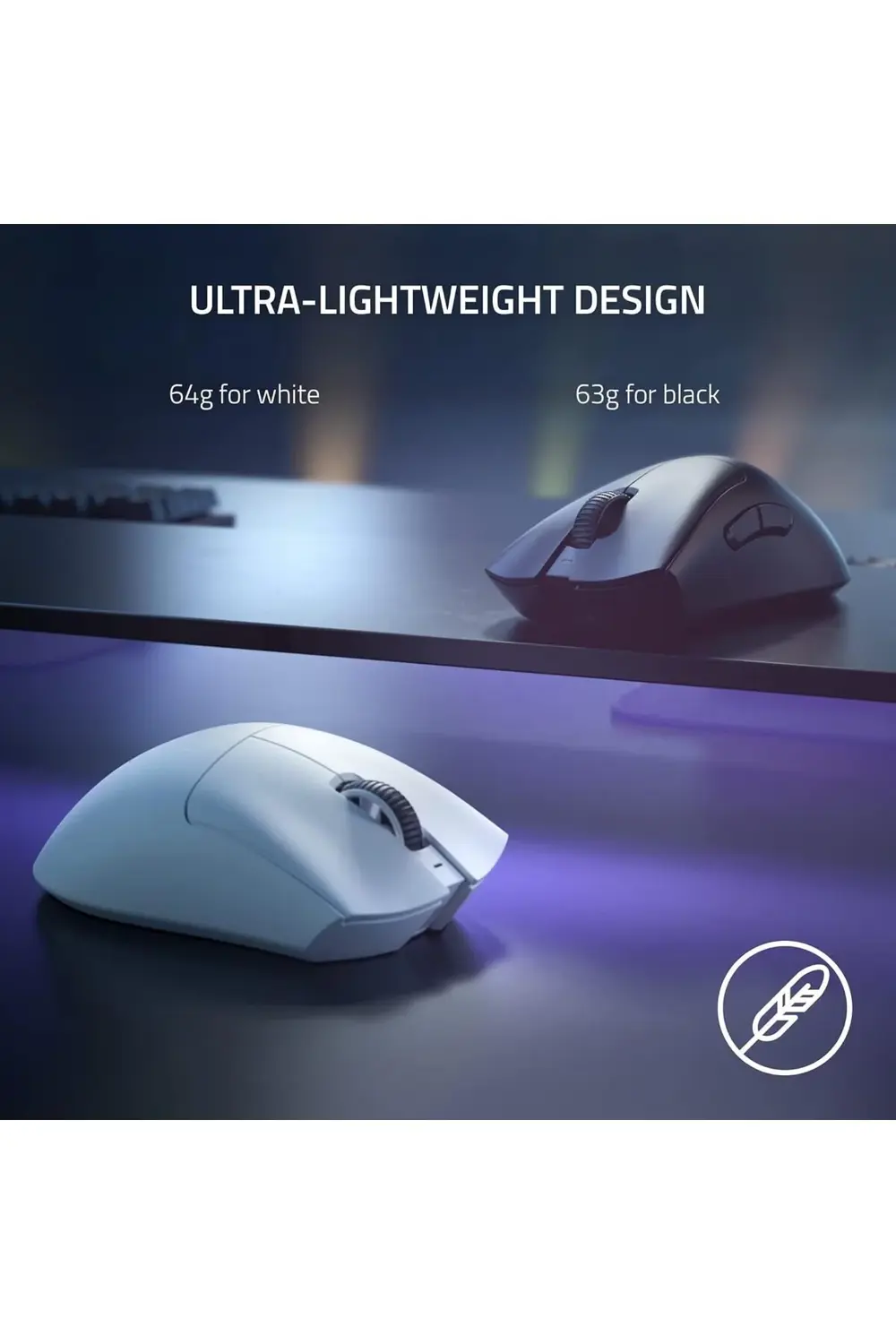 Deathadder V3 Pro Hyperpolling Mouse (RZ01-04630300-R3WL)