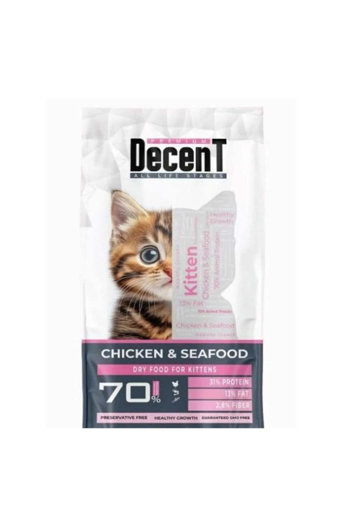 Decent Tuk &amp; Deniz Ürünlü Yru Kedi sı 1,5 Kg