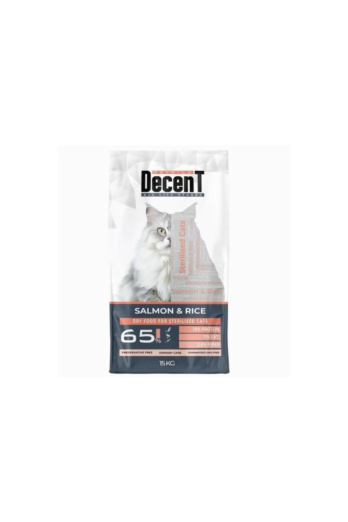 Decent Urinary Care Balıklı ve Pirinçli Kısırlaştırılmış Kedi sı 
