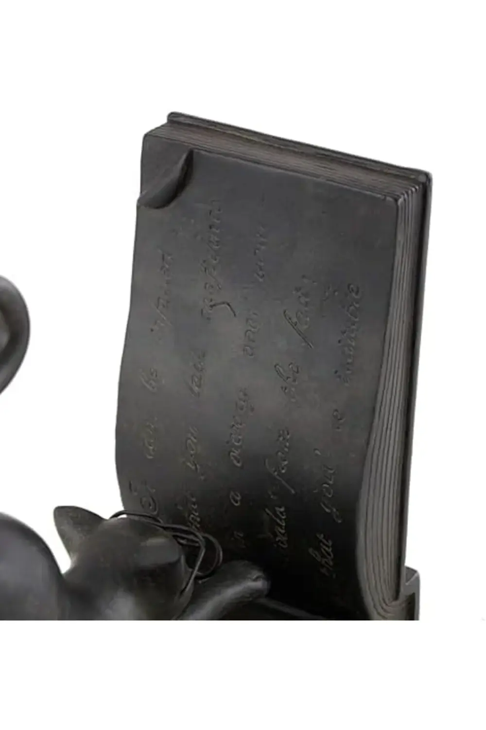 Deco Company Polystone Kedi Kitap Desteği Için Çift Kitap Lovers-