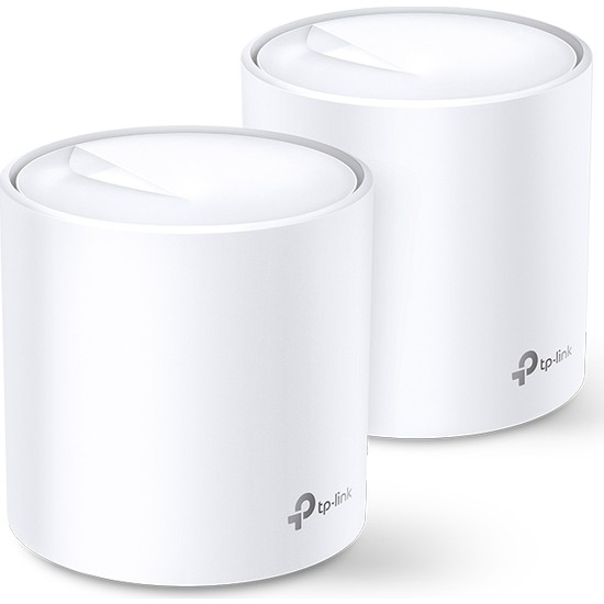 Tp-Link Deco X60(2-Pack) 3000Mbps 2.4 Ghz & 5 Ghz Ev Wi-Fi Sistemi İndoor