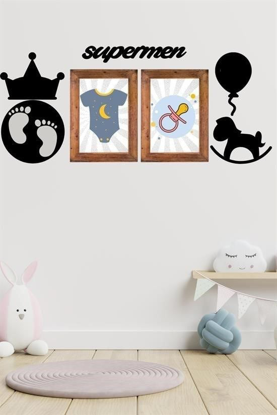 DECO103 Supermen Dekoratif Duvar Süsü Tablo Aksesuar Ahşap Tasarı DECO103 Supermen Dekoratif Duvar Süsü Tablo Aksesuar Ahşap Tasarı