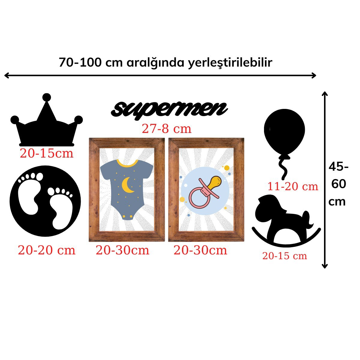 DECO103 Supermen Dekoratif Duvar Süsü Tablo Aksesuar Ahşap Tasarı DECO103 Supermen Dekoratif Duvar Süsü Tablo Aksesuar Ahşap Tasarı