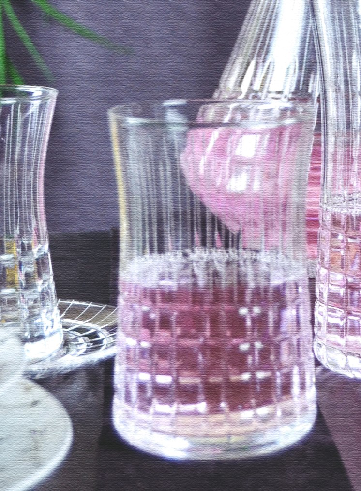 Decocia Kesme Kristal Su ve Meşrubat Bardagı 6 Adet 285cc