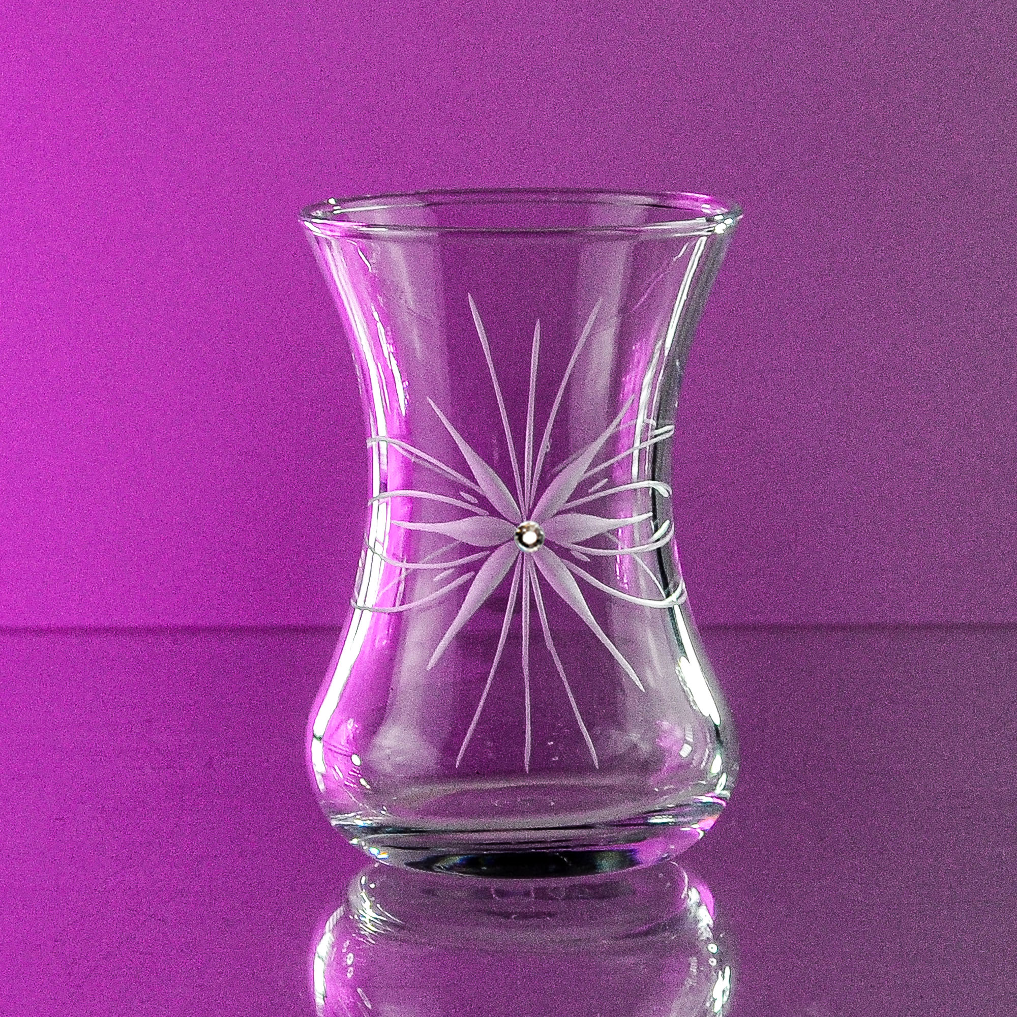 Decocia S03 6lı Çay Bardağı 135cc Mira Desenli