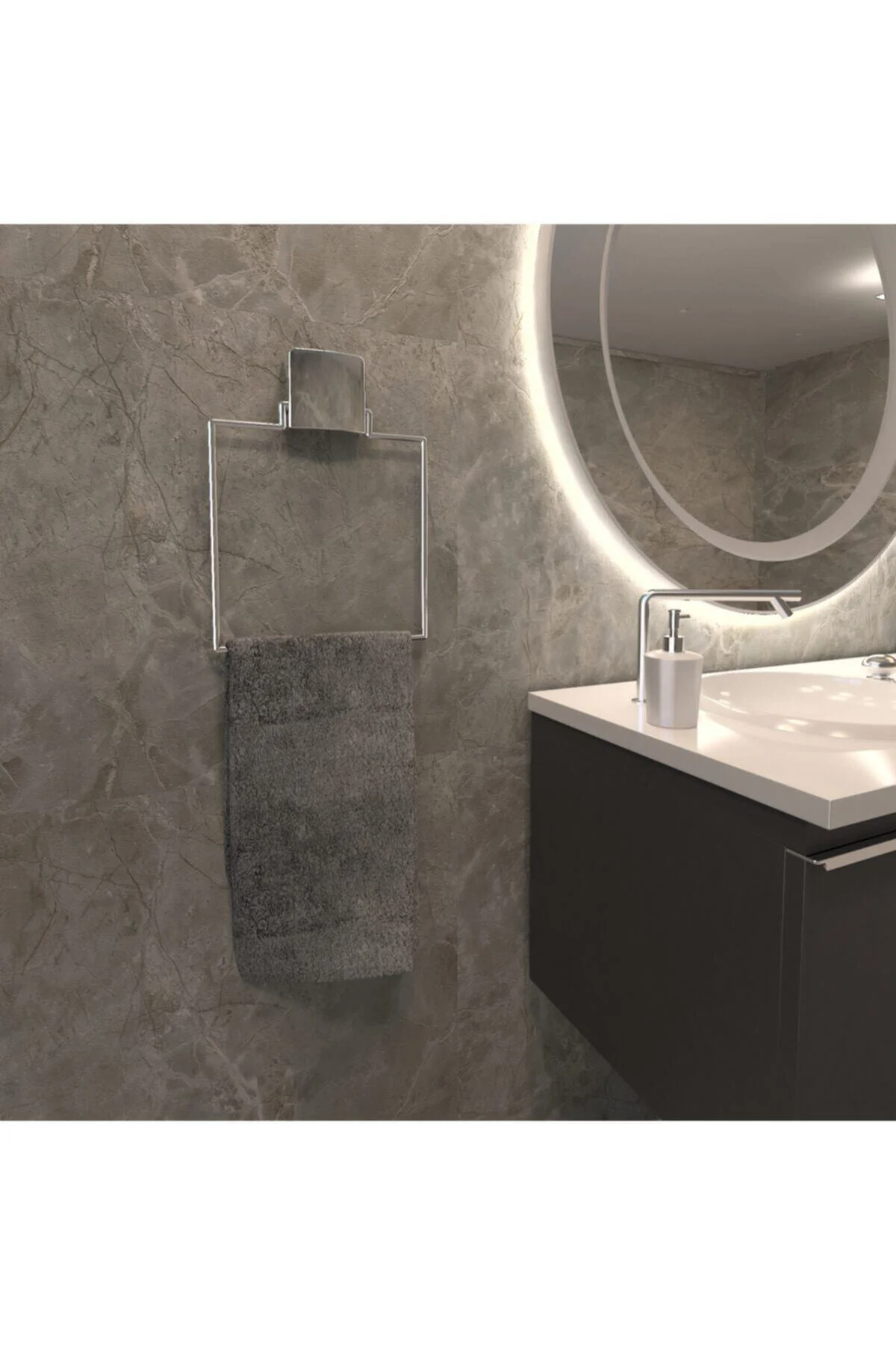 DECOREV HAVLULUK KARE KROM DC 4780