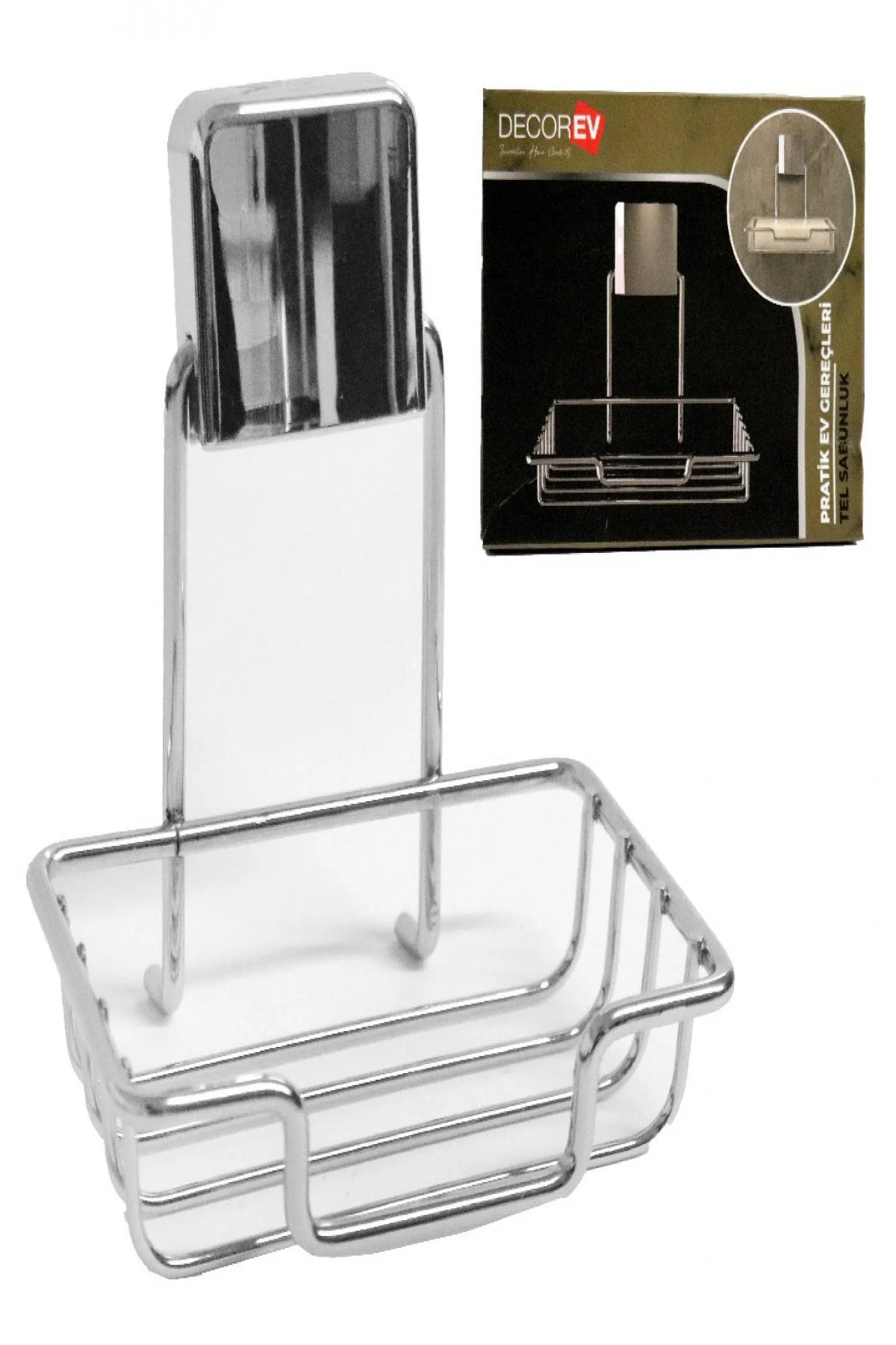 DECOREV SABUNLUK KROM METAL HAZNE DC-4785 DECOREV SABUNLUK KROM METAL HAZNE DC-4785
