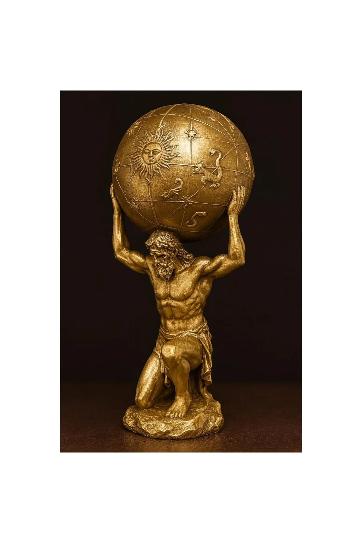 Decostonebiga Dekoratif Atlas Biblo (Altın)