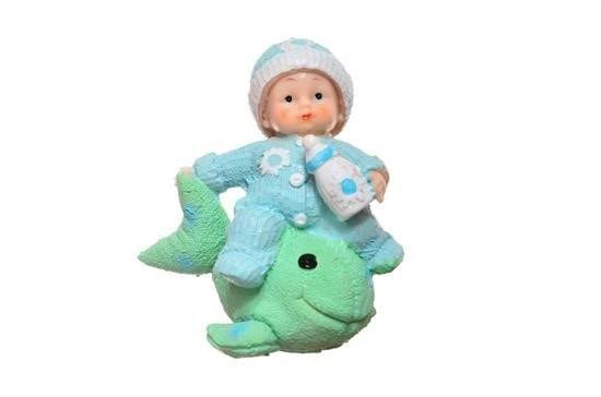 Decotown Hediyelik Sevimli Mavi Bebek Biblo Polyester Süs Eşyası Decotown Hediyelik Sevimli Mavi Bebek Biblo Polyester Süs Eşyası