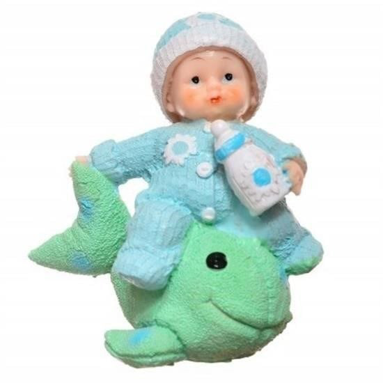Decotown Hediyelik Sevimli Mavi Bebek Biblo Polyester Süs Eşyası Decotown Hediyelik Sevimli Mavi Bebek Biblo Polyester Süs Eşyası