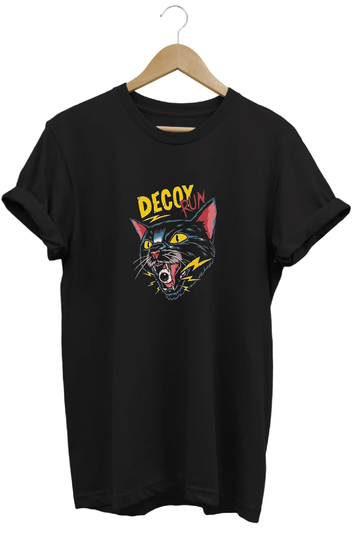 Decoycat Kedi Baskılı %100 Pamuk Regular Fit Bisiklet Yaka T-shirt Decoycat Kedi Baskılı %100 Pamuk Regular Fit Bisiklet Yaka T-shirt