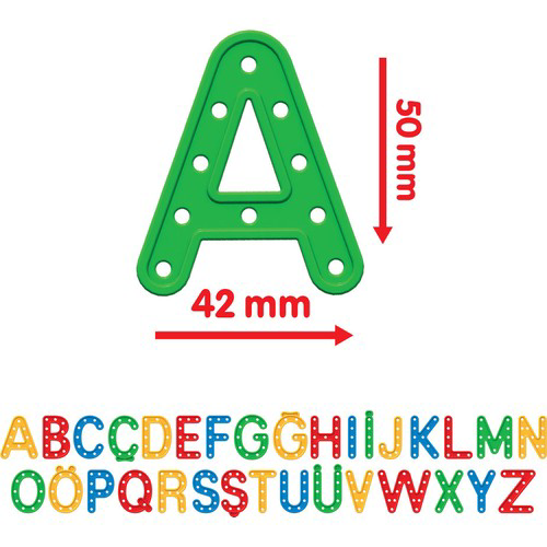 Dede Oyuncak Harflerle Aktivite 03673
