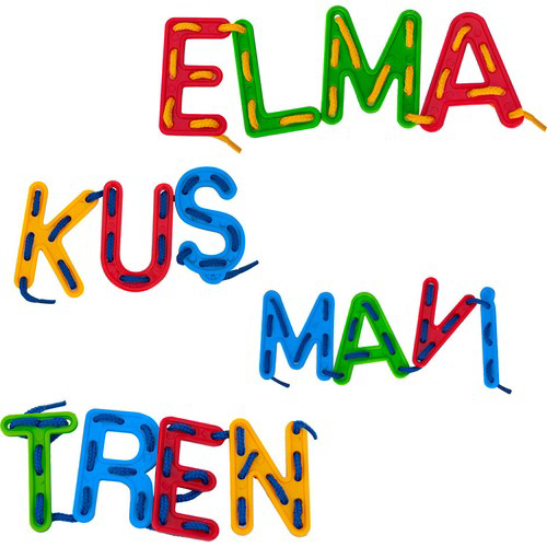 Dede Oyuncak Harflerle Aktivite 03673