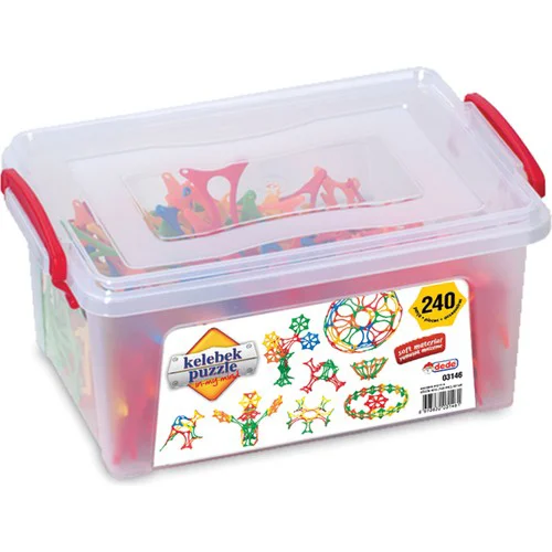 Dede Oyuncak Kelebek Puzzle Küçük Boy Box 240 Parça