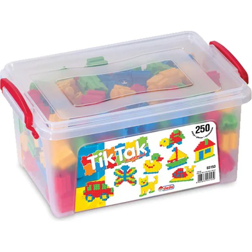 Dede Oyuncak TikTak Küçük Boy Box 250 Parça 03153