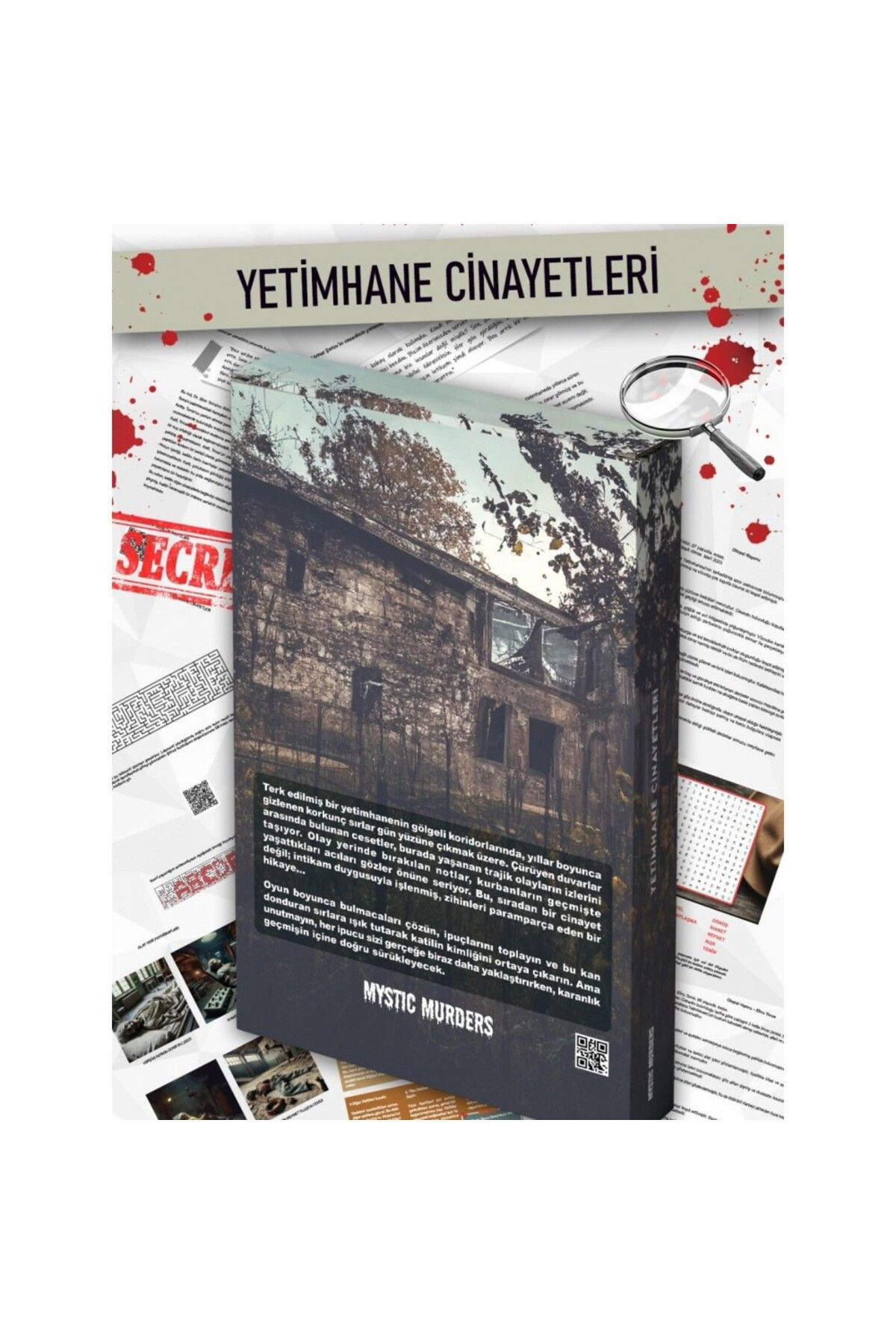 Dedektif oyunu "Yetimhane de Seri Katil" Cinayet çözme tatilde ar Dedektif oyunu "Yetimhane de Seri Katil" Cinayet çözme tatilde ar