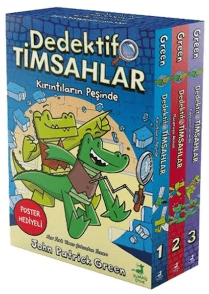 Dedektif Timsahlar 3 Kitaplık Kutulu Set (1-2-3) Fiyatı, Yorumları ve Özellikleri